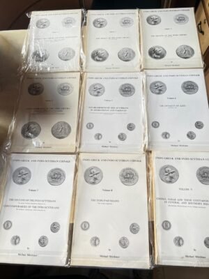Indo - Greek and Indo - Scythian Coinage( nine Volume Set) by Michael Mitchiner